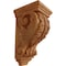 Ekena Millwork 3 1/2"W x 4"D x 7"H Small Acanthus Wood Corbel, Red Oak CORW03X04X07ACRO - alternate 1